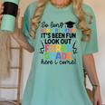 Kindergarten Graduation Graduate 1st Grade Here I Come Kids Women's Comfort Colors T-Shirt Chalky Mint