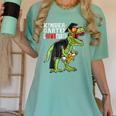 Kindergarten Grawrduate Dinosaur Graduation Cap Shirt Women's Comfort Colors T-Shirt Chalky Mint