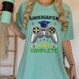 Kindergarten Level Complete Graduation Class 2023 Gamer Kids Women's Comfort Colors T-Shirt Chalky Mint