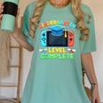 Kindergarten Level Complete Graduation Class 2025 Gamer Boys Women's Comfort Colors T-Shirt Chalky Mint