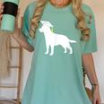 Labrador Retriever Graduation Dog Graduate For Men Women Kids Women's Comfort Colors T-Shirt Chalky Mint