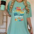 Last Day Of School Groovy Graduation School's Out For Summer Women's Comfort Colors T-Shirt Chalky Mint