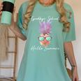 Last Day Of School Shirt Teacher Tee Graduation Men Women Kids Women's Comfort Colors T-Shirt Chalky Mint