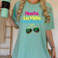 Last Day Of School Spanish Teacher Graduation T-Shirt Women's Comfort Colors T-Shirt Chalky Mint