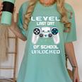 Last Days Of School Graduation Kindergarten Gamer Boys Kids Women's Comfort Colors T-Shirt Chalky Mint