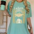 Latina Graduate Educated Powerful Class Of 2024 Graduation Women's Comfort Colors T-Shirt Chalky Mint