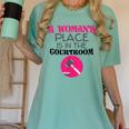 Lawyer Attorney Law School Graduation Female Women Women's Comfort Colors T-Shirt Chalky Mint