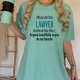 Lawyer Definition Quote Attorney Student Graduation Women's Comfort Colors T-Shirt Chalky Mint