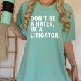 Lawyer Graduation Idea Shirt Law School Women's Comfort Colors T-Shirt Chalky Mint