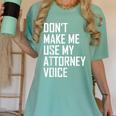 Lawyer Law School Graduation Attorney Men Women Women's Comfort Colors T-Shirt Chalky Mint
