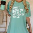 Lawyer Law School Graduation Shirt Attorney T-Shirt Women's Comfort Colors T-Shirt Chalky Mint
