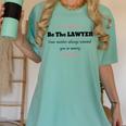Lawyer Law School Graduation T Shirt Female Graduate Women's Comfort Colors T-Shirt Chalky Mint