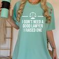 Lawyer Parent Dad Mom Law School Graduation Women's Comfort Colors T-Shirt Chalky Mint