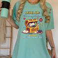 Level Up School Legend Video Game Pixel Art Graduation Women's Comfort Colors T-Shirt Chalky Mint