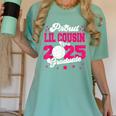 Lil Cousin Of a 2025 Graduate Prom Graduation 25 VolleyBall Women's Comfort Colors T-Shirt Chalky Mint