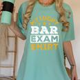 My Lucky Bar Exam Shirt Lawyer Law School Graduation Women's Comfort Colors T-Shirt Chalky Mint