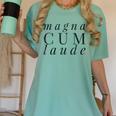 Magna Cum Laude Graduation Honors T Shirt Women's Comfort Colors T-Shirt Chalky Mint