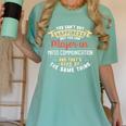Mass Communication Major Student Shirt Graduation Women's Comfort Colors T-Shirt Chalky Mint