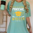 Master 2021 Graduation Graduate Masters Degree Women's Comfort Colors T-Shirt Chalky Mint