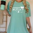 Master Graduation My Granddaughter Mastered It Grandparent Women's Comfort Colors T-Shirt Chalky Mint