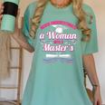 Master University Degree Master Graduation Party Girl Women's Comfort Colors T-Shirt Chalky Mint