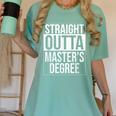 Masters Degree Graduation Mastered It MBA Graduation Women's Comfort Colors T-Shirt Chalky Mint