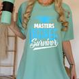 Master's Degree Graduation Masters Degree Survivor Women's Comfort Colors T-Shirt Chalky Mint