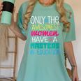 Masters In Education Degree Graduation Women MeD Women's Comfort Colors T-Shirt Chalky Mint