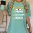 Masters Graduation Goal Digger Mastered It Women's Comfort Colors T-Shirt Chalky Mint
