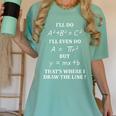 Math Formula Tshirt Graduation Teachers Students Women's Comfort Colors T-Shirt Chalky Mint