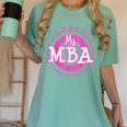 MBA Graduation Masters Business Administration T-Shirt Women's Comfort Colors T-Shirt Chalky Mint