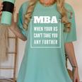 MBA Graduation Women's Comfort Colors T-Shirt Chalky Mint