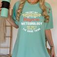 Meteorology Major Student Shirt Graduation Women's Comfort Colors T-Shirt Chalky Mint
