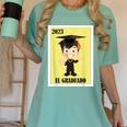 Mexican For Graduation El Graduado 2023 Women's Comfort Colors T-Shirt Chalky Mint