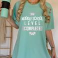 Middle School Graduation Tee Video Gaming Graduate Shirts Women's Comfort Colors T-Shirt Chalky Mint