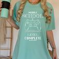 Middle School Level Complete Shirt Graduation Gaming Women's Comfort Colors T-Shirt Chalky Mint