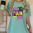 Miss 5th Grade Shirt 5 Grad Kids Girl Graduation School Women's Comfort Colors T-Shirt Chalky Mint