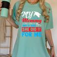 My Mommy Did It And She Did It For Me Mom Nurse Graduation Women's Comfort Colors T-Shirt Chalky Mint