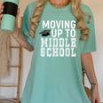 Moving Up To Middle School Elementary School Graduation Women's Comfort Colors T-Shirt Chalky Mint