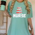 MsMrs Miss NURSE Nursing Graduation Women's Comfort Colors T-Shirt Chalky Mint