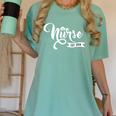 New Nurse 2018 Nursing School Graduate Graduation Shirt Women's Comfort Colors T-Shirt Chalky Mint