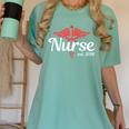 New Nurse 2018 Nurse Nursing School Graduation Shirt Women's Comfort Colors T-Shirt Chalky Mint