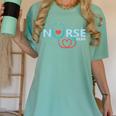 New Nurse Est 2018 T-Shirt Nursing School Graduation Women's Comfort Colors T-Shirt Chalky Mint
