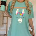 No Prob Llama Birthday Graduation Women Kids Girls Women's Comfort Colors T-Shirt Chalky Mint