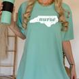 North Carolina Nursing Nurse Graduation Women's Comfort Colors T-Shirt Chalky Mint