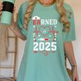 Nurse Earned It 2025 Nurse Graduation RN LPN Class Of 2025 Women's Comfort Colors T-Shirt Chalky Mint