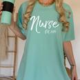 Nurse Est 2019 Shirt Women Nursing School Graduation Women's Comfort Colors T-Shirt Chalky Mint