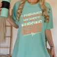 Nurse Graduation I Survived My Wife'S Nursing Degree Nurse Women's Comfort Colors T-Shirt Chalky Mint