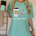 Nurse Life Graphic Nursing School Graduation Women's Comfort Colors T-Shirt Chalky Mint Nurse Life Graphic Nursing School Graduation Women's Comfort Colors T-Shirt Chalky Mint