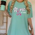 Nursing Graduation Nurse Est 2018 T-Shirt Women's Comfort Colors T-Shirt Chalky Mint